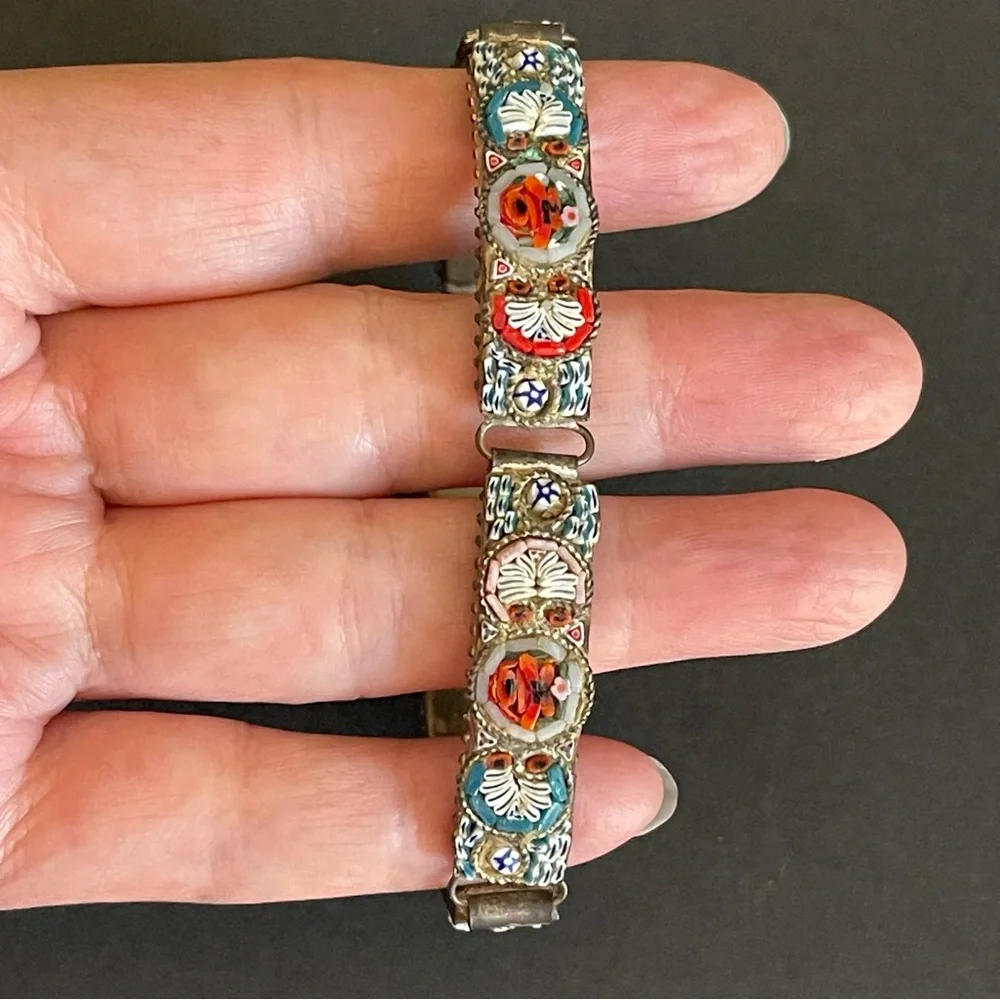 Vintage Micro Mosaic Bracelet.
